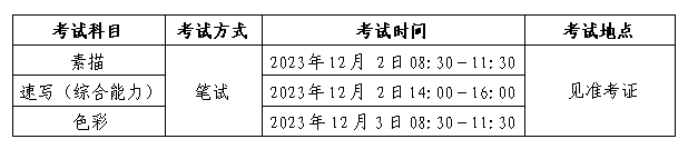 黑龍江2024年普通高校藝術類招生考試安排